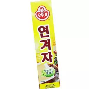 오뚜기 튜브 연겨자 100g 핫도그 겨자소스 냉채