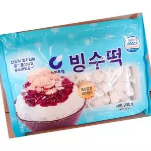 스위트웰 빙수떡 200g 빙수 떡 카페 업소 재료 대량 토핑