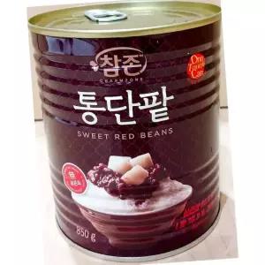 참존 통단팥 빙수용 850g 12입 팥빙수재료 단팥