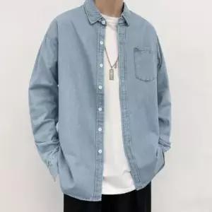 [룽스_65]데일리셔츠 청난방 청난방셔츠 데님셔츠