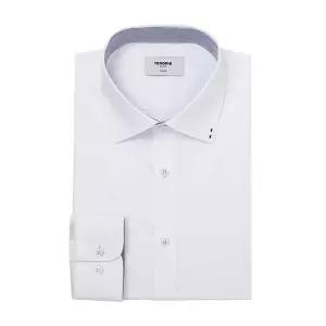 매장정품 renoma 카라 카우스 삼색 포인트 트윌 스판셔츠 긴소매 일반핏 셔츠 RPSSG0005WH 1673536
