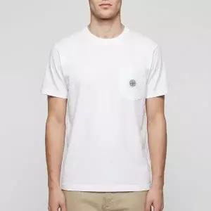 스톤아일랜드 26SS 2100032 OrGanic 코튼 저지 져지 바람막이 트랙 자켓 FisSATo 이펙트 슬림핏 티셔츠 L1S