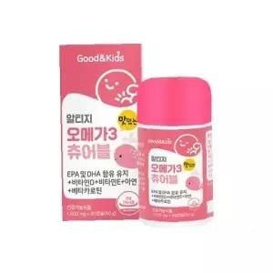 어린이 성장기 두뇌발달 어먹는 알티지 생선유 영양제 1000mg 90캡 츄어블정