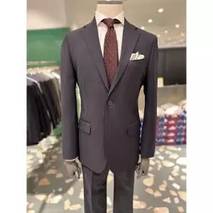 지이크 SS시즌 모 혼방 텍스처 스트레치 데일리 다크 네이비 정장 자켓 PGJAD20982483341