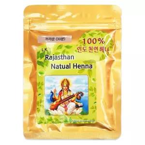 실크플로라 인도 천연 헤나 브라운 100g