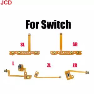 JCD pcs 스위치 교체 버튼 ZL 키 플렉스 ZR 수리 JoyCon NS 케이블 SR B
