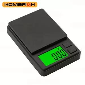 정밀 포켓 저울 1000g X 0.01g - 디지털 그램 음식 보석 온스/그레인 백라이트 0.01g 500g