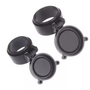 소총 스코프 렌즈 커버 스프링 업 빠른 플립 오픈 방진 망원경 캡 30-64MM 구경 사냥 A2