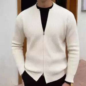 검정가디건 남성 남자 집업 가디건 헨리넥 투웨이 지퍼 니트 카디건