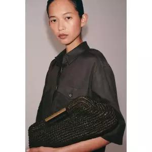 ZARA 꼬임 클러치 백 - 브라운 6027/710/700 676161
