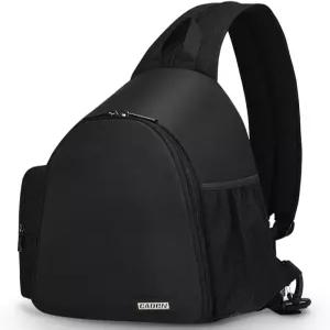CADeN 카메라 가방 슬링 백팩 DSLR/SLR 미러리스 삼각대 홀더가 있는 케이스 캐논 니콘 소니 펜탁스 블랙