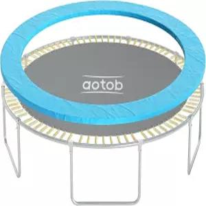 AOTOB 트램펄린 안전 패드 12피트 14피트 15피트 범용 교체 스프링 커버 가장자리 보호 편안하고 방수