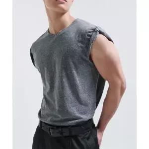 51PERCENT Ring slub sleeveless - grey