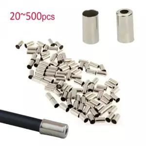 20 500pcs 자전거 케이블 5mm 코드 커버 페룰 브레이크 시프터 엔드 캡 하우징 20pcs