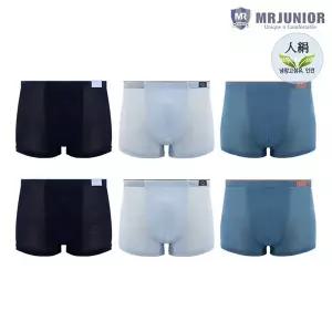 엠알주니어 주니어 남아 인견 드로즈팬티 6종세트MD37set 572973Moony