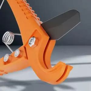 플라스틱 파이프 한 손 디자인 절단 작동 가위 도구 PVC PPR 튜브 컴팩트 휴대용 Orange