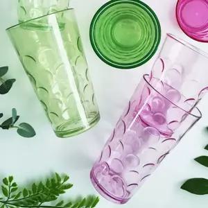 물방울 맥주컵 550ml 1P 플라스틱 물컵 쥬스컵 맥주컵