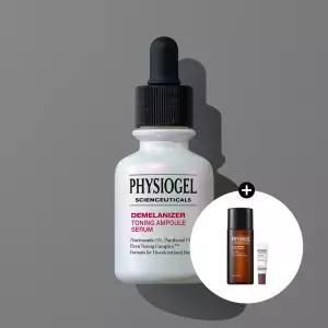 피지오겔 디멜라나이저 토닝 앰플세럼 30ml 나이아신아마이드 미백 기미케어+()UV디펜스 썬세럼 5ml+글로우