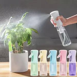 고압 오일 분무기 리필 용기 병 물 스프레이 플라스틱 식물 연속 가능 안개 Blue 200ml