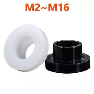 T 자형 나일론 트랜지스터 와셔 나사 슬리브 절연 패드 용 플라스틱 스페이서 T 형 스텝 가스켓 M3 M4 M6 M 8M 0 M 2 씰 TW3 00pcs 1