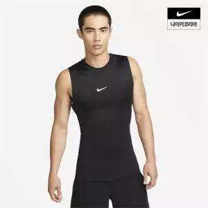 나이키 NIKE 프로 남성 드라이 핏 타이트 민소매 피트니스 탑 FB7915010 206268