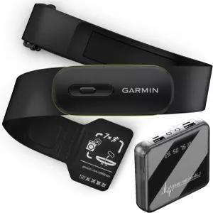 러닝 다이내믹스 XS-S 스트랩(22-28인치)이 장착된 Garmin HRM 600 프리미엄 심박수 모니터 - 스마트워치