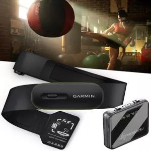 러닝 다이내믹스가 적용된 Garmin HRM 600 프리미엄 심박수 모니터 M？XL 스트랩 28-42인치 - 스마트워치 및