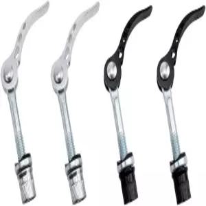4Pcs 자전거 접이식 나사 시트포스트 고정 퀵 릴리스 나사봉 산악 클램프 잠금 안장 합금 핀