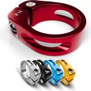 IMPALAPRO 자전거 시트 클램프 초경량 20g 시트포스트 칼라 31 8mm CNC 7075 알루미늄 MTB 도로 및 자갈용