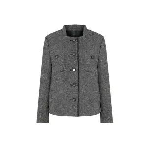 택가 314,000원 크로커다일레이디 울 혼방 메탈 원단 숏 자켓CLDWJK103 1298853