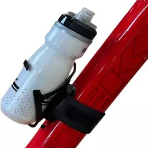 애니웨어 스트랩이 있는 비카세 사이드 로더 물병 케이지 - 큰 직경의 EBIKE 프레임과 잘 작동 컴팩트