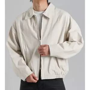 매장정품BUTTON SEOUL 버튼서울 BUTTON 미니멀 절개 라인 카라 집업 (아이보리) B2579 25F 1718805