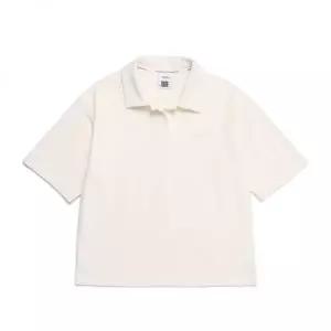 매장정품 NATIONALGEOGRAPHIC 내셔널지오그래픽 N252WTS480 여성 테리 베이직 카라 티셔츠 LBEIGE N252WTS4