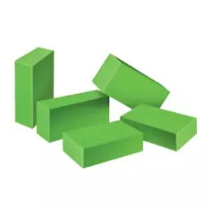 40pcs (초록) (NO.873) 블록 완구 종이블럭 빅 가꿈 벽돌 블럭