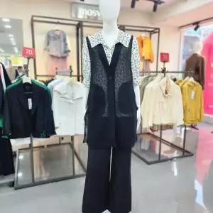 [조이너스](대구모다) 시폰 주름 롱 베스트 조끼 JAEU3-WVT300_DG