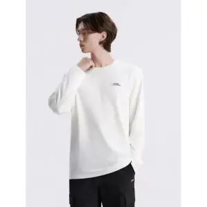 매장정품 NATIONALGEOGRAPHIC 내셔널지오그래픽 N253UTS910 팔코 스몰로고 긴팔 티셔츠 OWHITE N253UTS9100