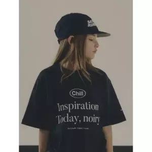 매장정품 NOIRY 투데이 티셔츠(네이비)