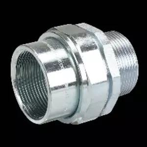 전기 강제전선관 스틸파이프 유니온 카프링 42mm 연결 커넥터