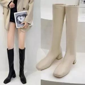 의류 미들부츠 봄여자신발 여성화 미들힐 발목부츠