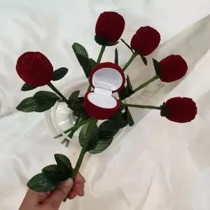 장미한송이 반지케이스 프로포즈 고백