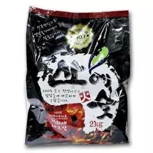 옛날숯가마 산에숯 천연나무 착화지내장 2kg