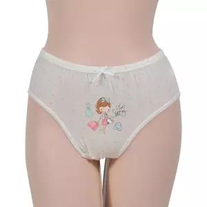 여아동 레이온 면혼방 주니어 삼각팬티 5매
