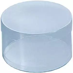 헤이코 크리스탈 박스 원통형 소형 직경 3.1 x 2.0 인치(7.8 5 cm) 10 팩 Twister L (9cm wide x Other