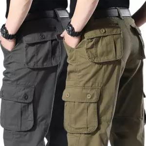 라이딩 바지 통풍 바이크진 카키 보호대 패션 6포켓 팬츠