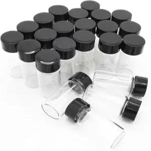 COLORBIRD 샘플 병 작은 유리 보관 용기 미니 (10ml 30팩) 0.3 fl oz (10 ml) 30