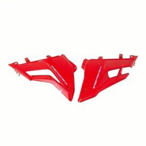 두카티 스트리트파이터 V4 2020-2022 ABS 플라스틱 페어링 오토바이 액세서리 빨간색 하단 오일 밸리 팬