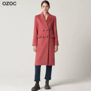 오조크 OZOC 미니멀 울 더블 롱코트 택가격: 199000원 1309068
