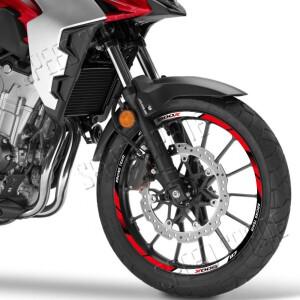 바이크 오토바이 반사 휠 스티커 허브 데칼 림 스트라이프 테이프 혼다 CB500X CB 2019-2023 방수 액세서리