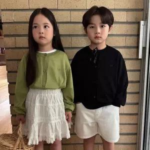 플레인가디건 26 여름 유아동 키즈 어린이 주니어 카디건