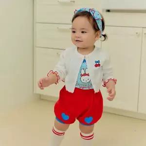 베베체리가디건 26 여름 아기 베이비 돌아기 카디건